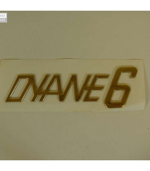 Monogramme Dyane 6 doré adhésif