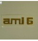 Monogramme Ami6 doré adhésif