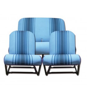 Garnitures bleu sièges symétrique 2cv4-2cv6 citroen