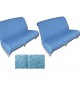 Garnitures banquettes 2cv azam bleu diamenté - resto classic car