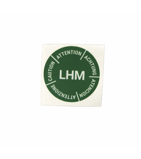 Autocollant LHM pour bocal de frein 2cv - resto classic car