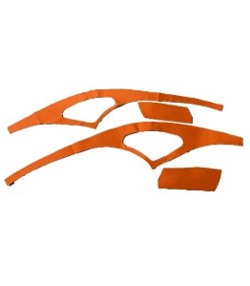 Garnitures de custodes 2cv4/2cv6 Orange - resto classic car