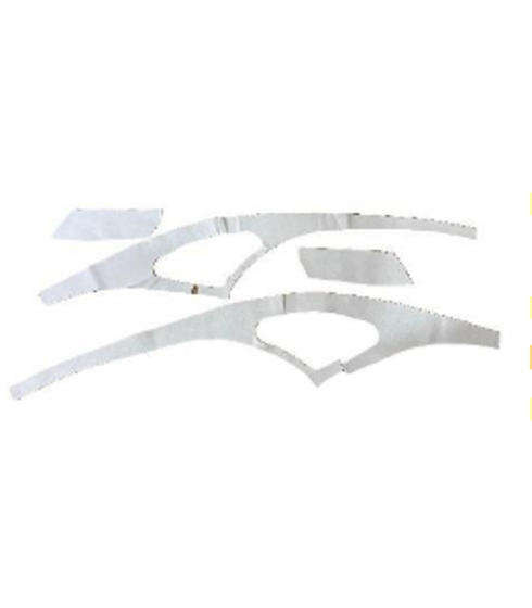Garnitures de custodes 2cv4/2cv6 Blanc- resto classic car