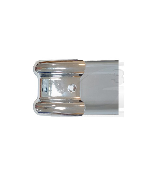 Embout enjoliveur de pare-chocs avant 2cv - chrome - resto classic car