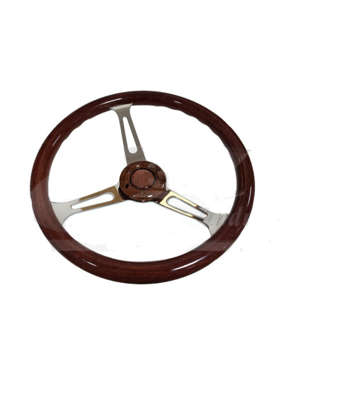 Volant 3 branches Chromé 2cv  - resto classic car