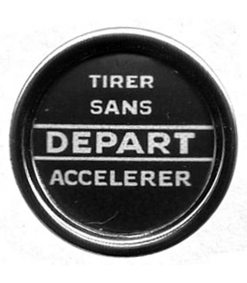 Tirette de starter avant 1949 Citroën Traction avant